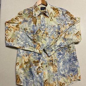 NWOT Indigo Palms, Tommy Bahama, L/S Cotton Shirt